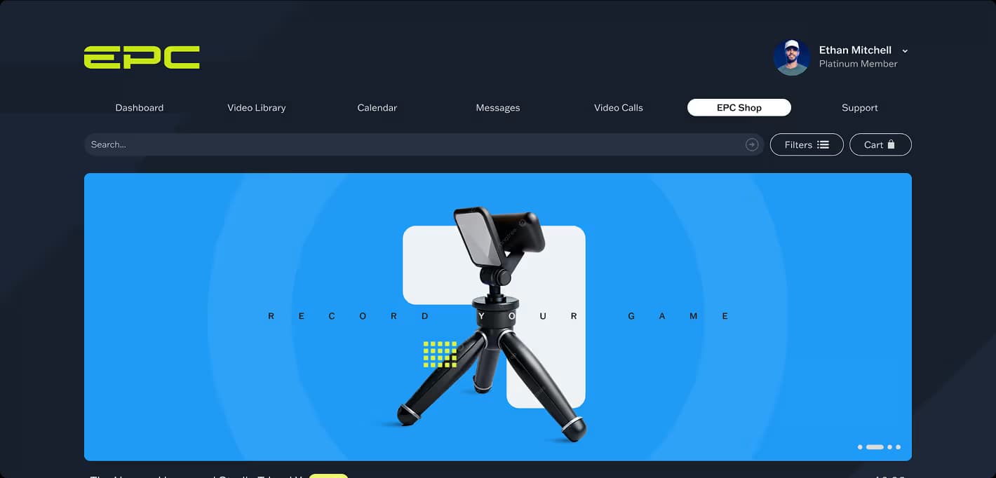 Admin panel for merchandise inventory orders and product management
