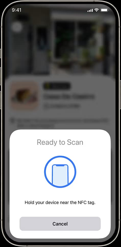 NFC Scanner with QR code scanning integration for meal deal validation