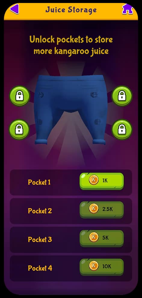 Hats shop screen with unlockable hat cosmetics and coin prices
