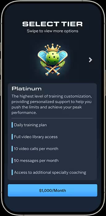 EPC subscription-based coaching screen