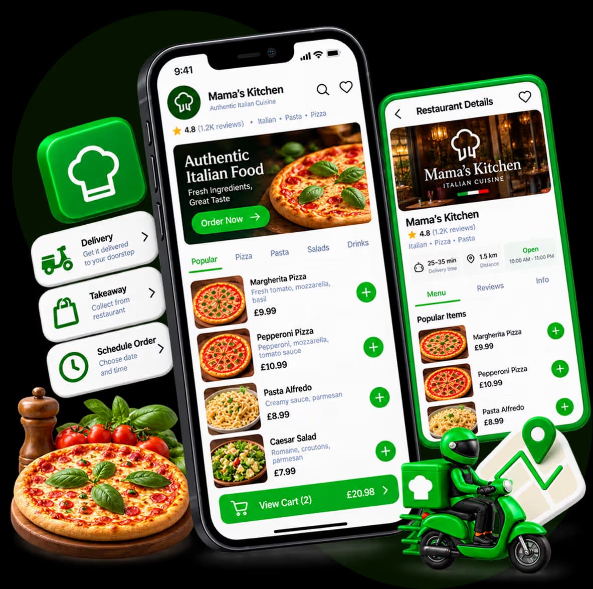 Single restaurant ordering app