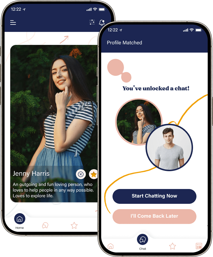Ostique Connect fashion app displaying clothing on a smartphone